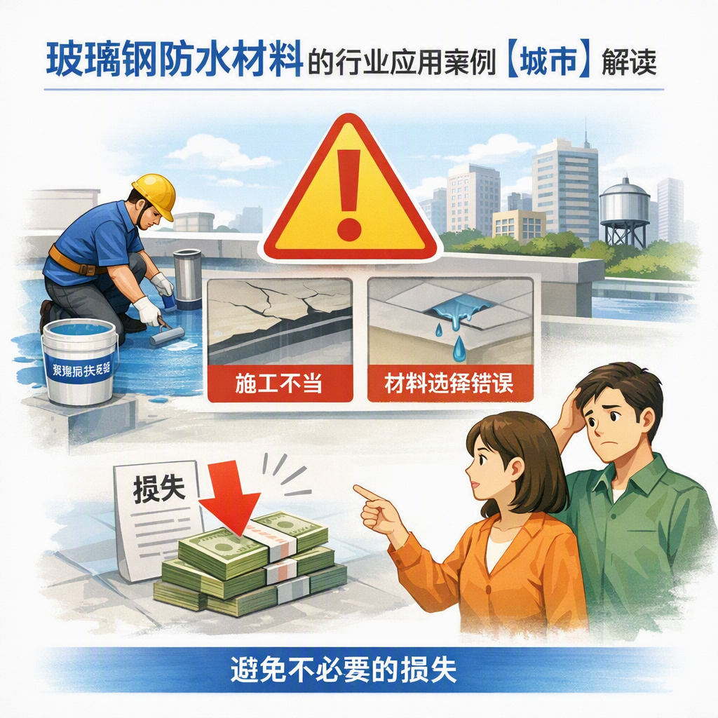 玻璃钢防水材料的行业应用案例，长春解读