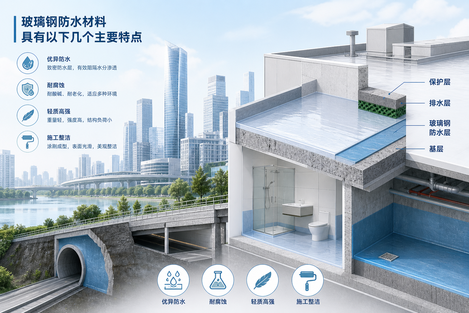 2023年玻璃钢防水材料市场趋势分析，关注 长春 发展