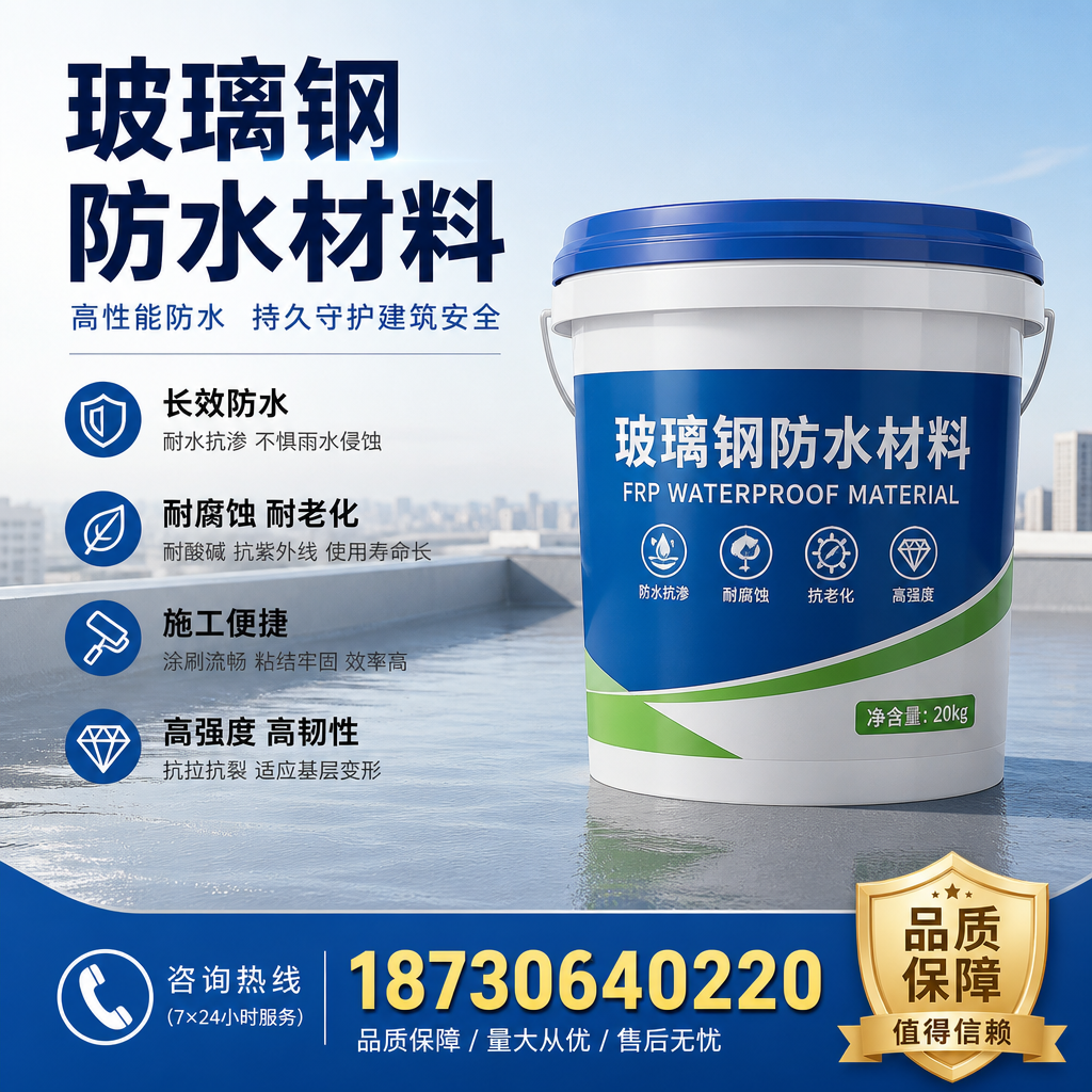 专家解析：玻璃钢防水材料的市场前景分析在 长春